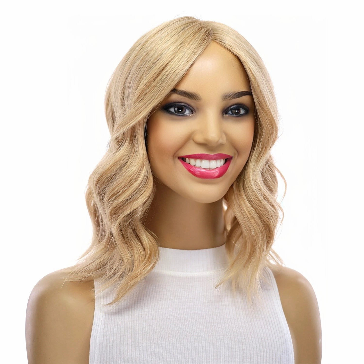 14" Topaz Lace Top Topper Golden Blonde No Root
