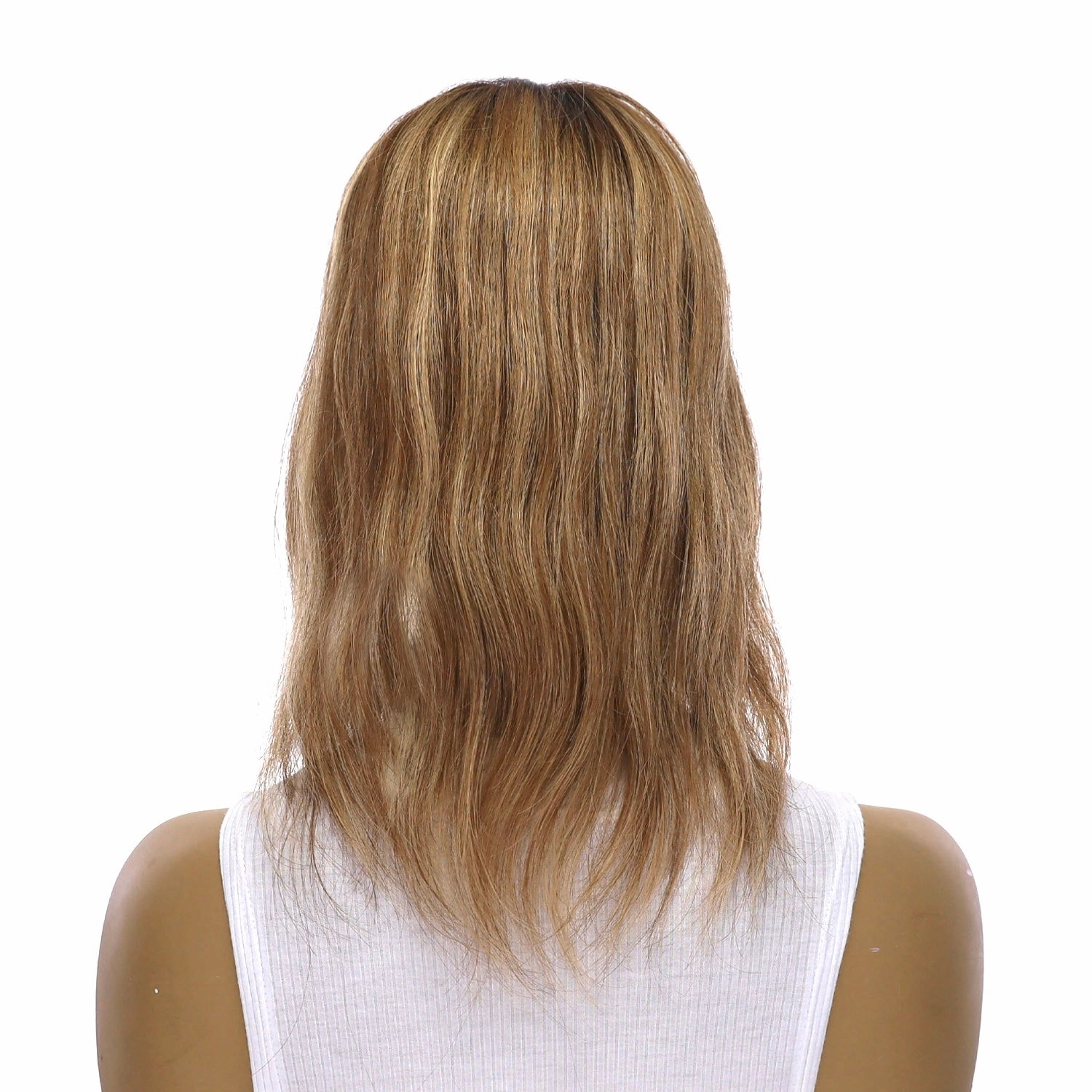 14" Topaz Lace Top Topper Medium Blonde w/ Highlights