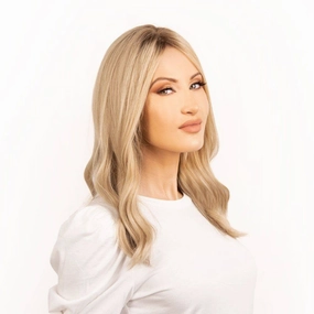18" Topaz Lace Top Topper Golden Blonde