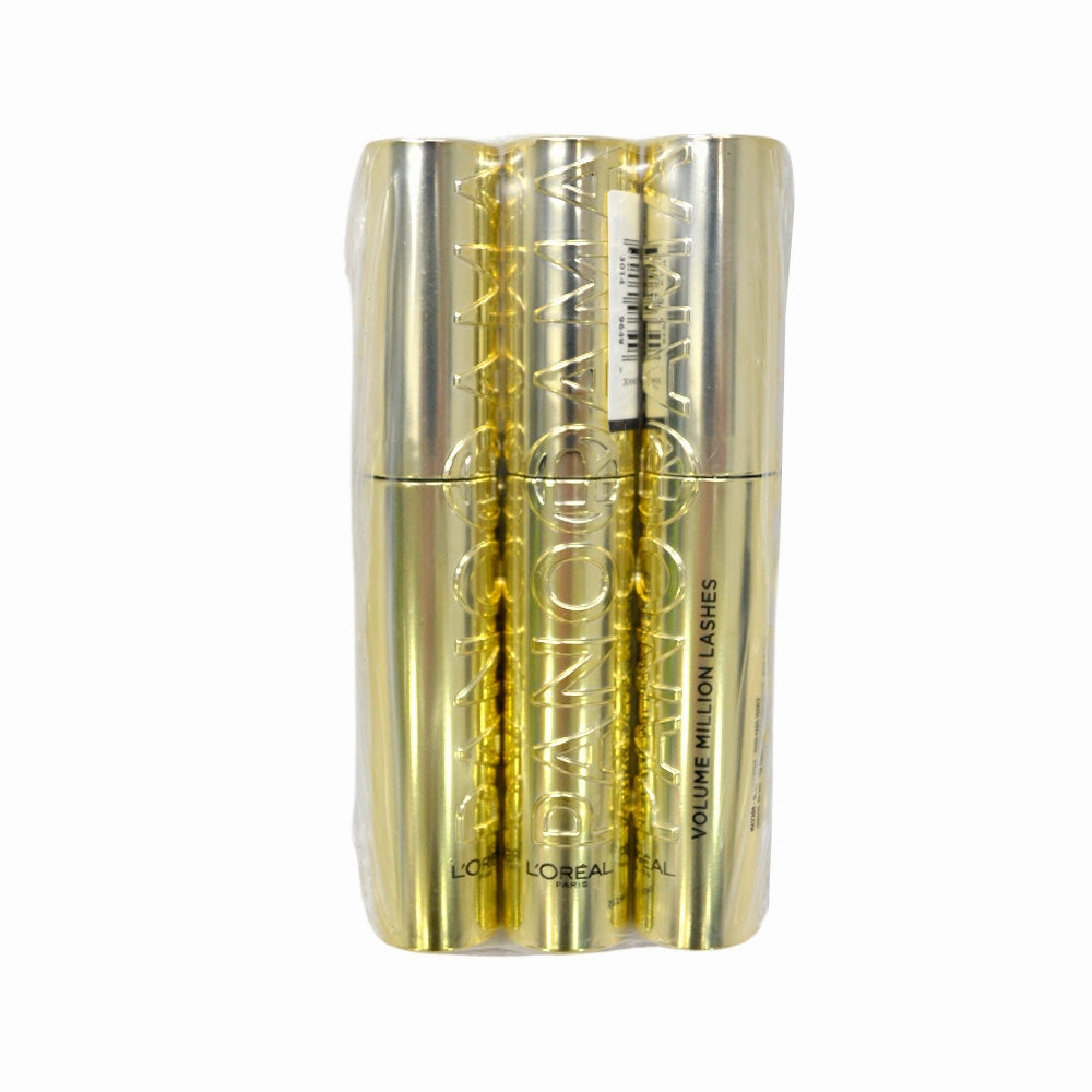 3x L'Oreal Panorama Volume Mascara Black