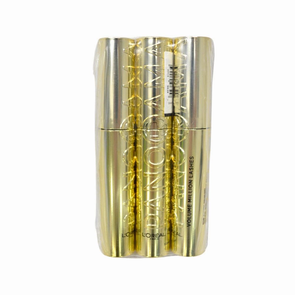 3x L'Oreal Panorama Volume Mascara Black