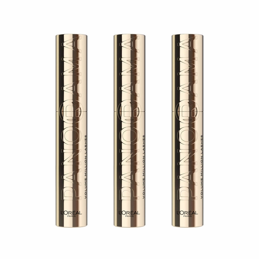 3x L'Oreal Panorama Volume Mascara Black