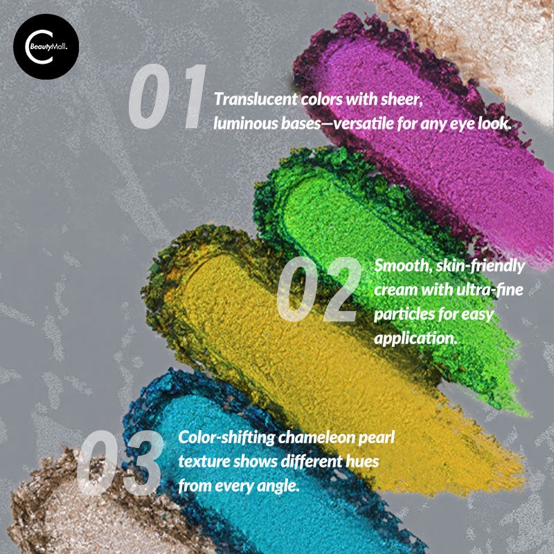ANYCOCO Yujingzi Series – Photochromic Ultra-Glitter Mono Eyeshadow