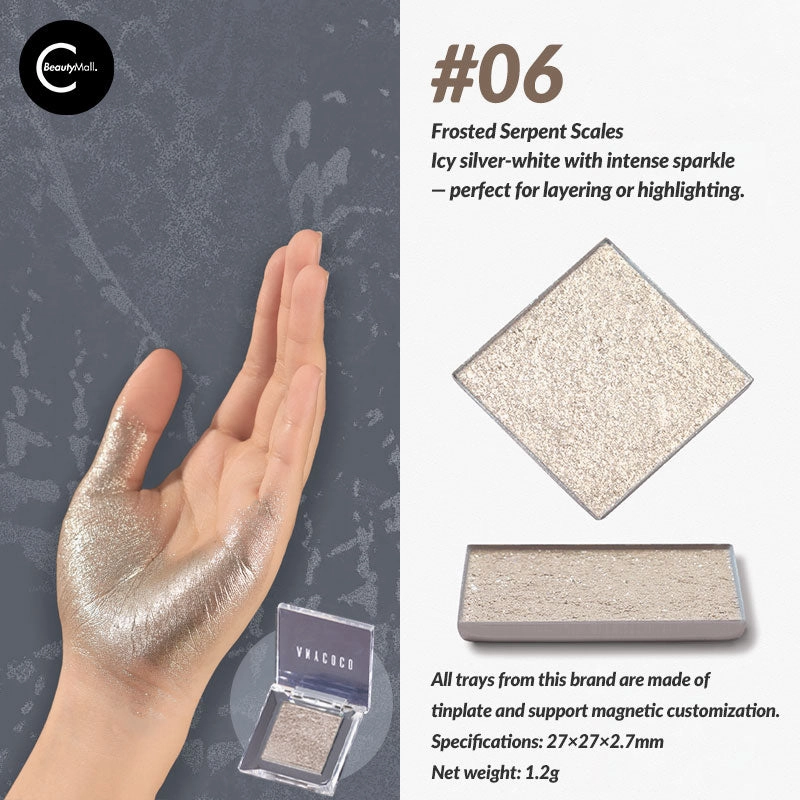 ANYCOCO Yujingzi Series – Photochromic Ultra-Glitter Mono Eyeshadow