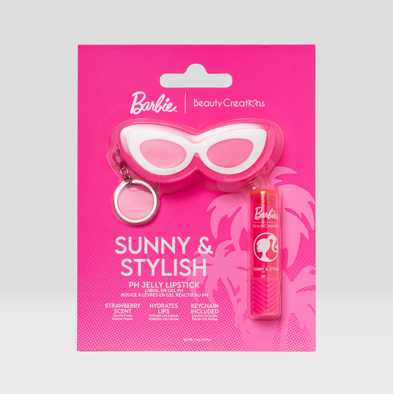 Barbie "Sunny & Stylish" PH Lip Jelly Lipstick Keychain