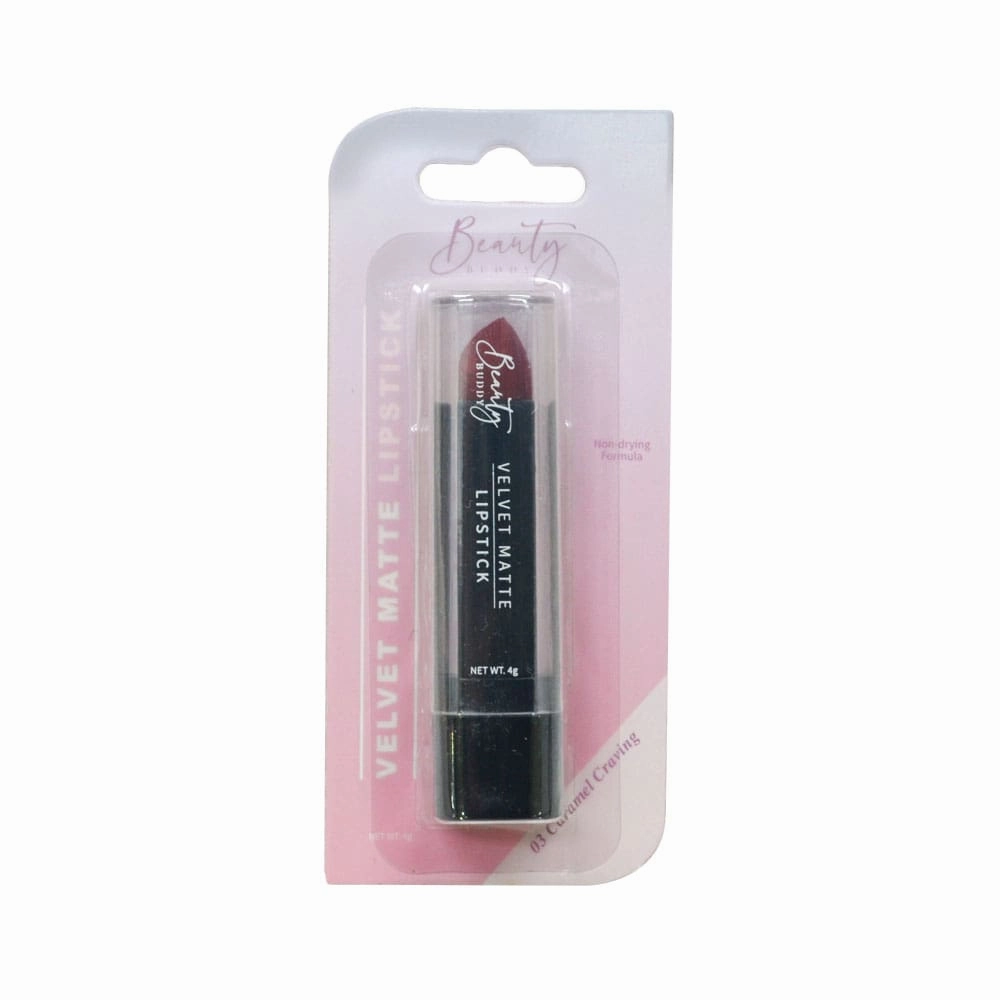 Beauty Buddy Velvet Matte Lipstick 03 Caramel Craving 4g