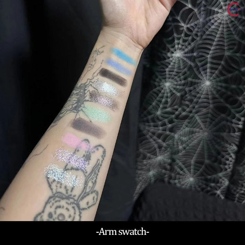 BEEKY BEAM "Resurrection" Thunder Crystal White Coffin Eye Shadow Palette