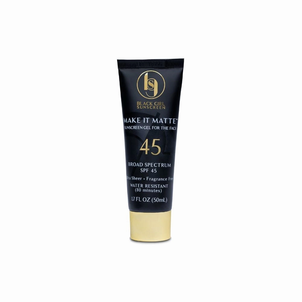 Black Girl Sunscreen Make It Matte Sunscreen Gel For Face SPF 45 1.7oz
