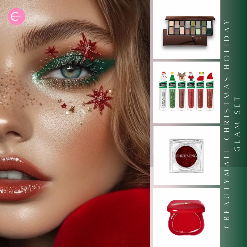 CbeautyMall Christmas Holiday Glam Set