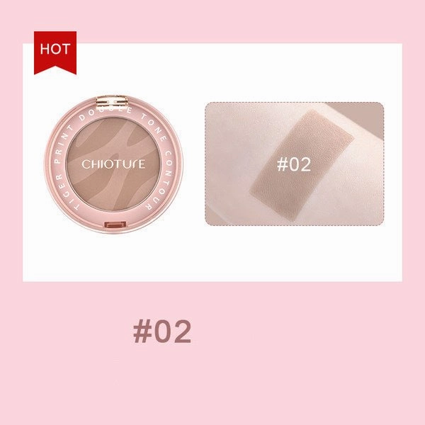 CHIOTURE Dual Color Facial Shadow Contour Powder