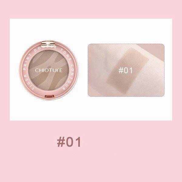 CHIOTURE Dual Color Facial Shadow Contour Powder