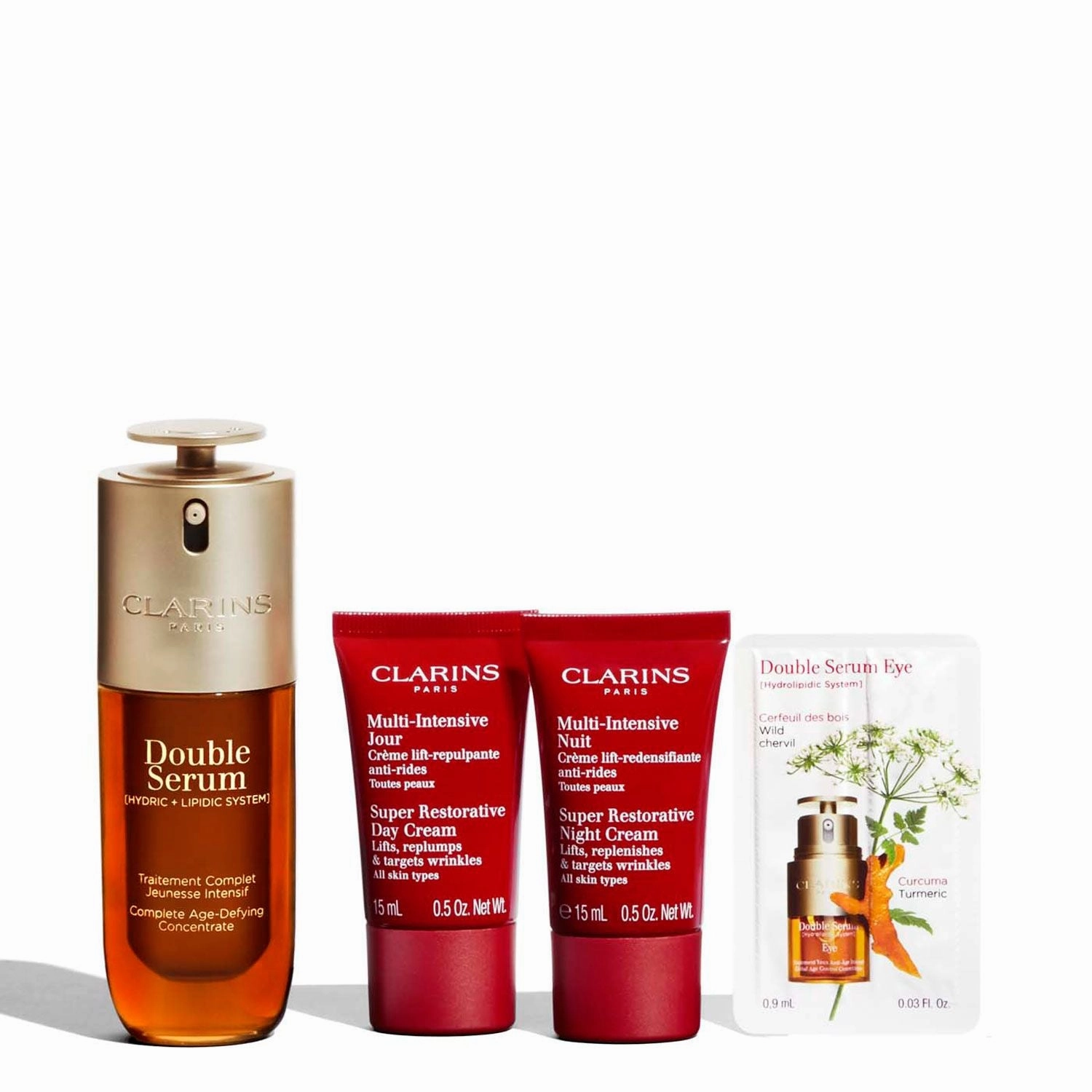 Clarins Double Serum & Super Restorative Value Pack Set