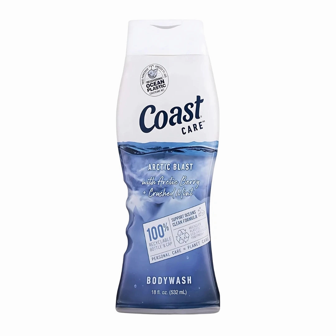 Coast Care Arctic Blast with Arctic Berry and Crushed Mint Body Wash - 18 oz