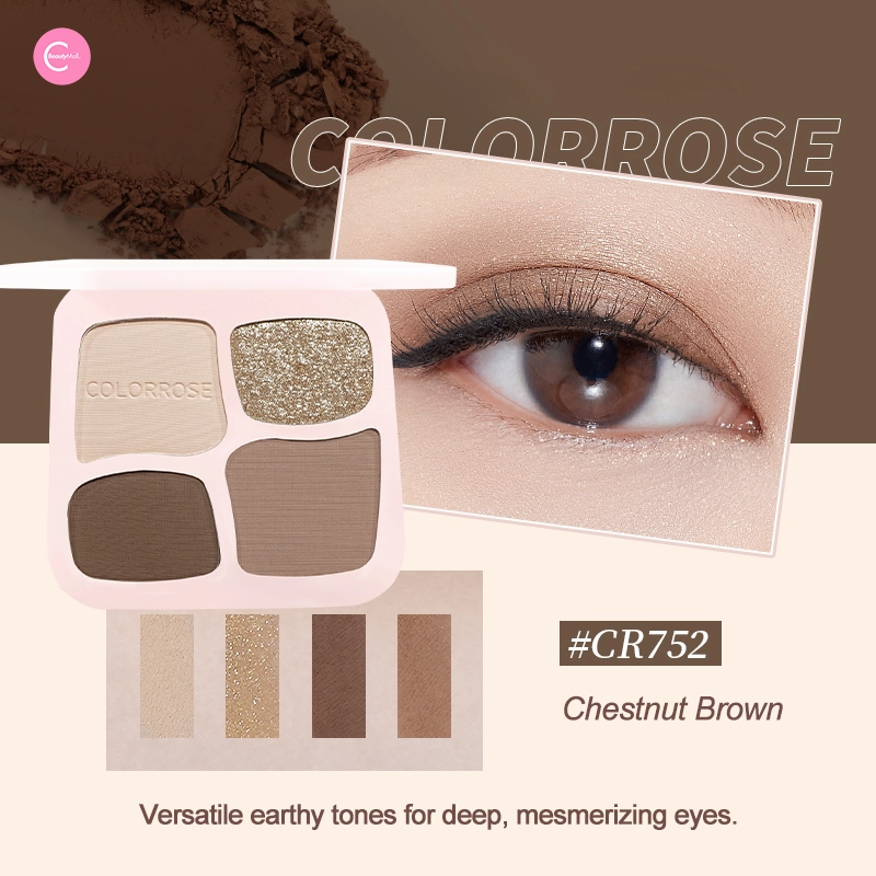 Colorrose Pocket-Sized 4-Color Eyeshadow Palette