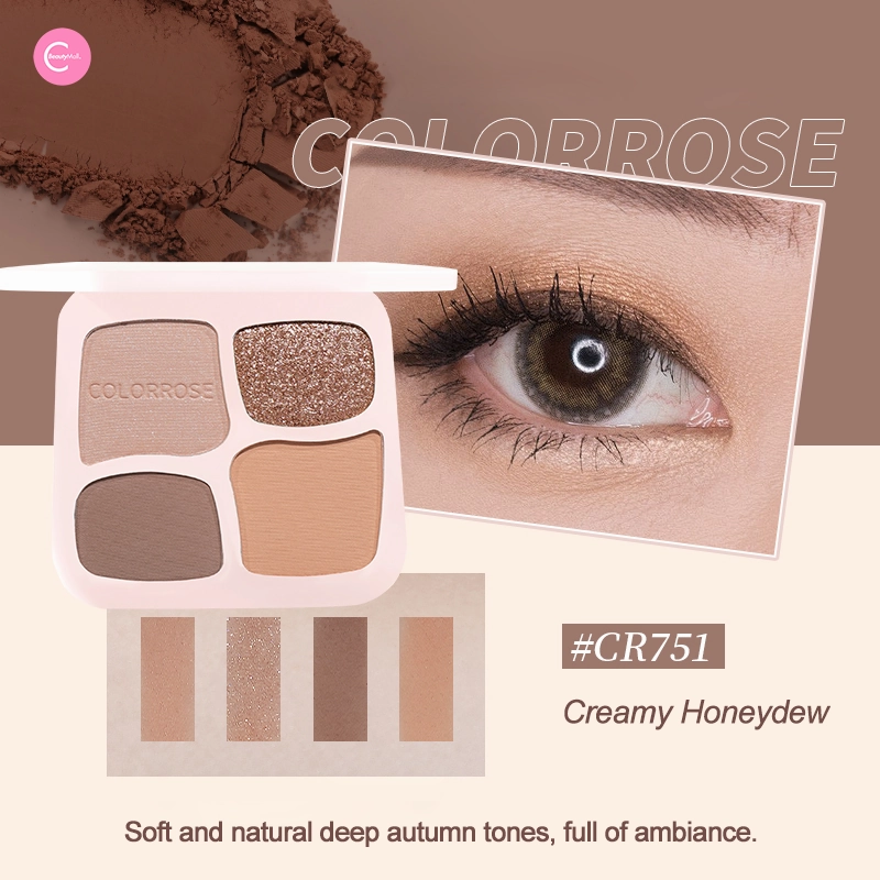 Colorrose Pocket-Sized 4-Color Eyeshadow Palette