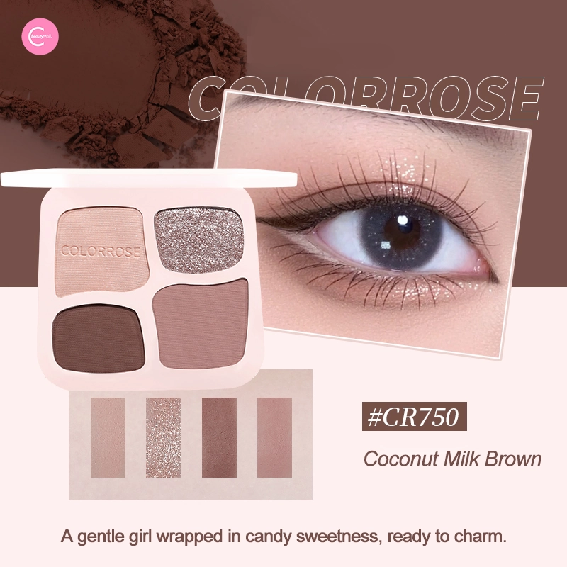 Colorrose Pocket-Sized 4-Color Eyeshadow Palette
