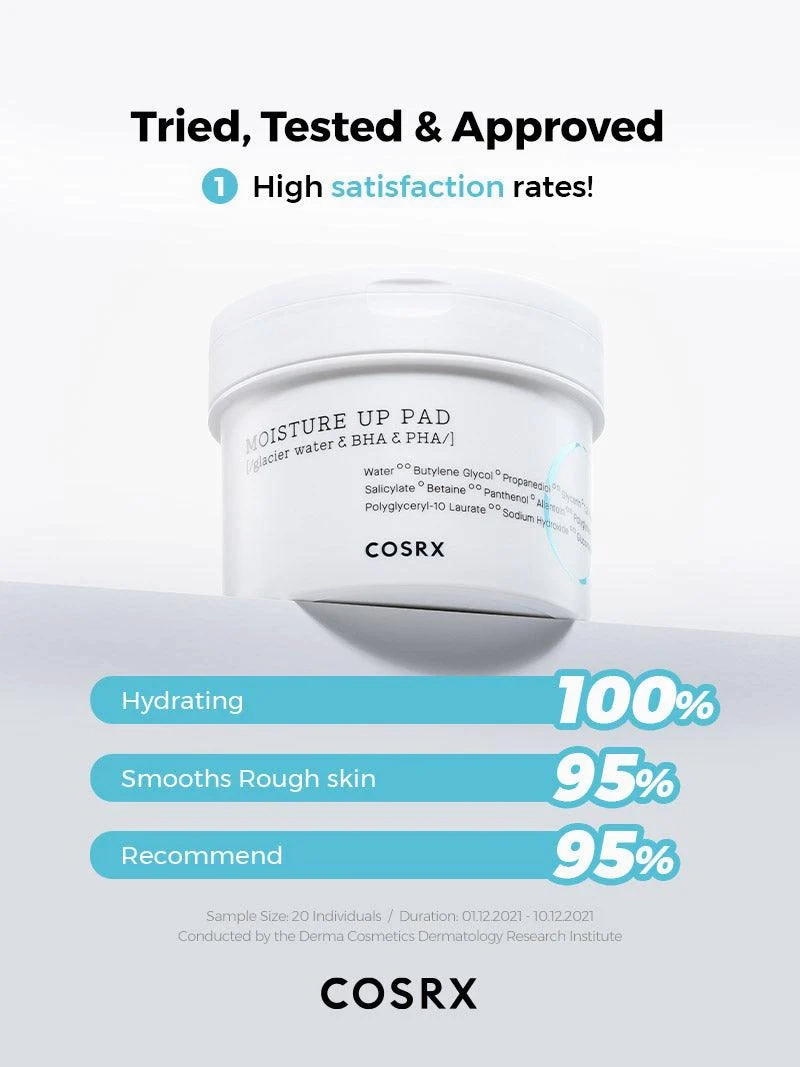Cosrx One Step Moisture Up Pads 70 Pads