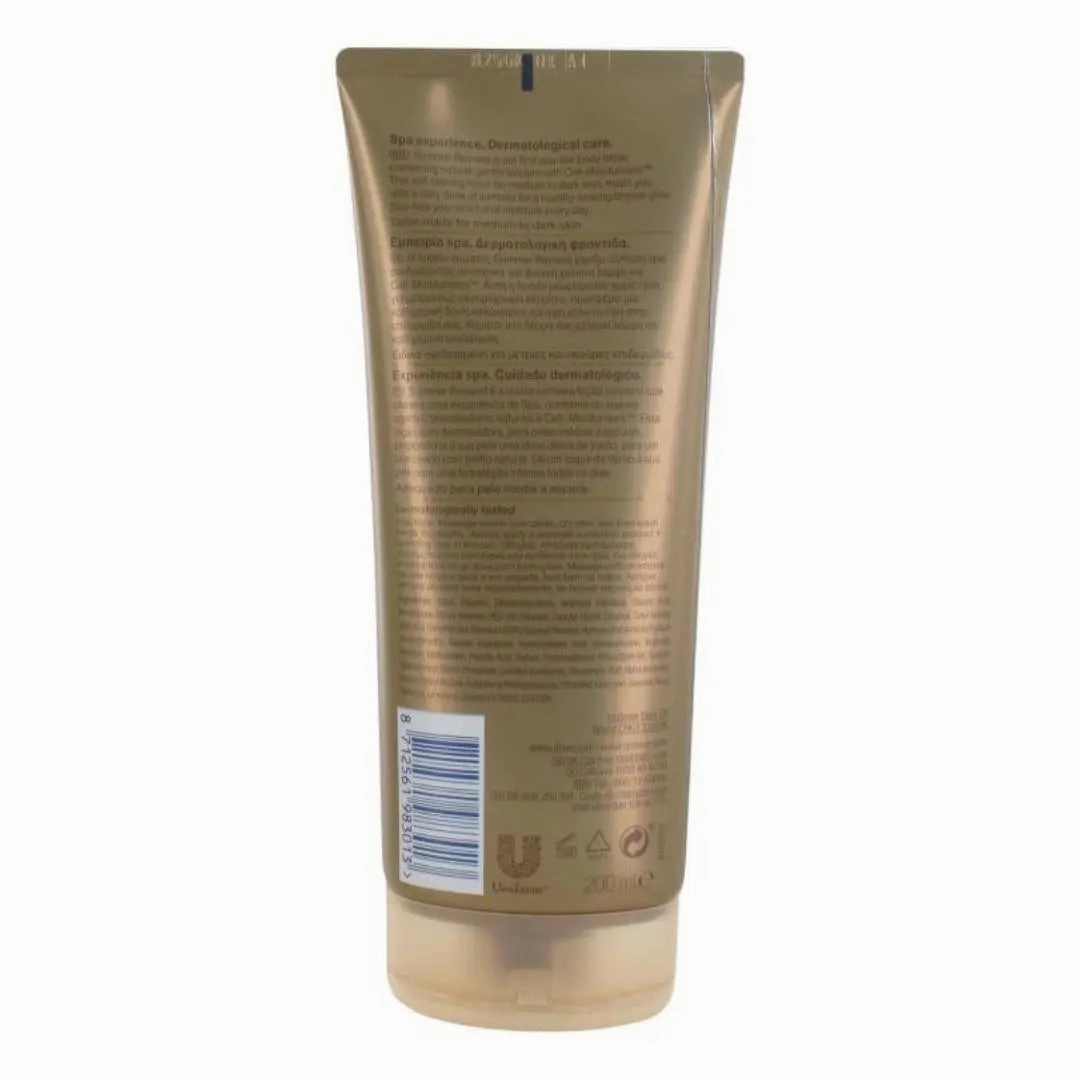 Dove Derma Spa Summer Revived Body Lotion with Self Tanner 200ml - Medium to Dark