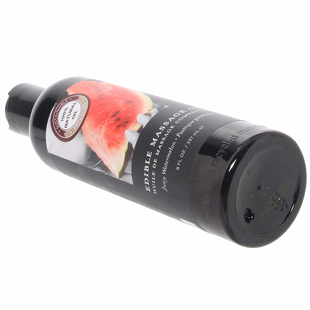Edible Massage Oil 8oz/236ml in Watermelon