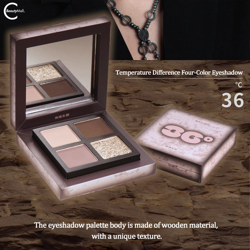 EXILEJOY Exile Paradise Temperature-Change Eyeshadow Palette - #36℃ (Gray & Pink)