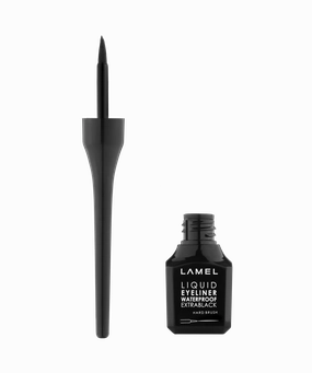 Eyeliner liquid with hard brush