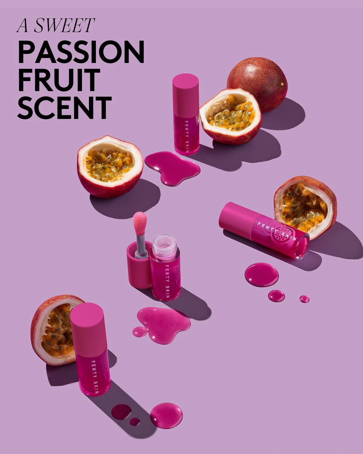 Fenty Treatz Hydrating   Strengthening Lip Oil — Passion Fruit
