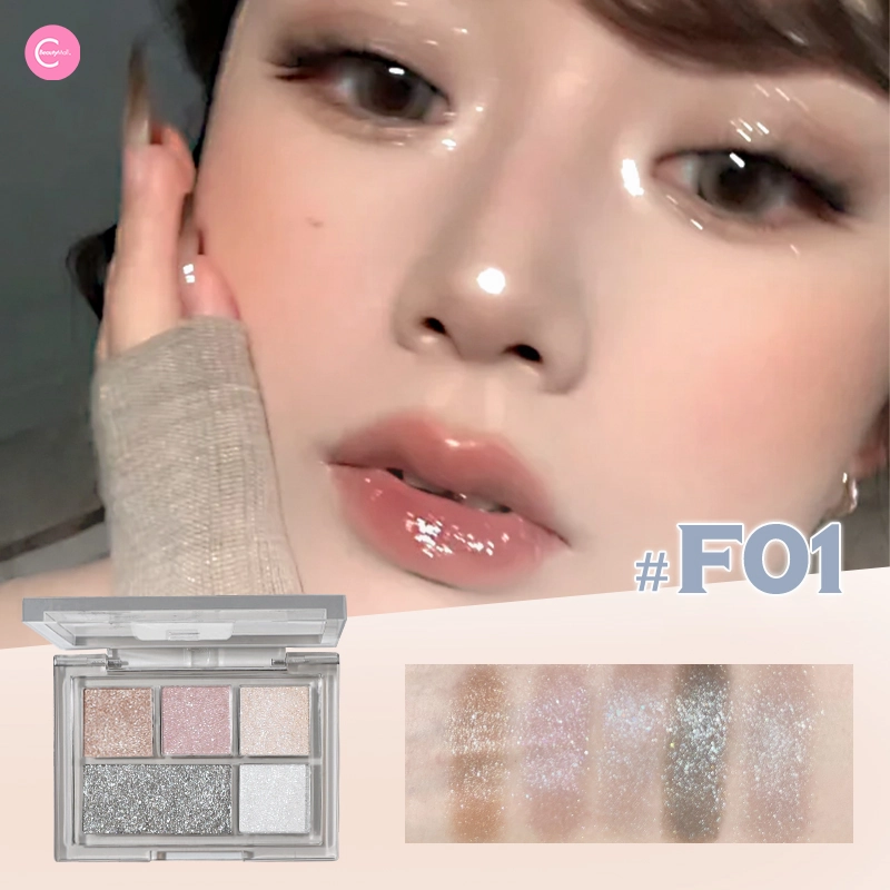 GELLA'S Shimmering 5-Color Eyeshadow Palette