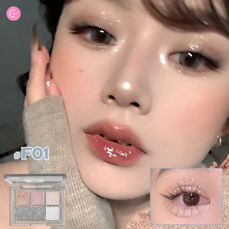GELLA'S Shimmering 5-Color Eyeshadow Palette