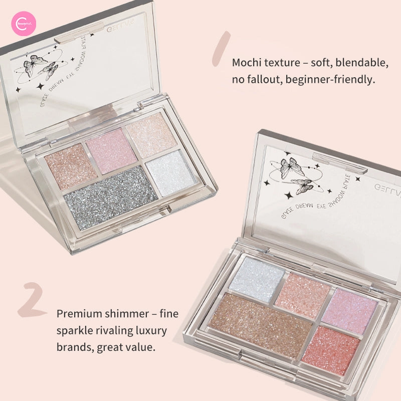GELLA'S Shimmering 5-Color Eyeshadow Palette