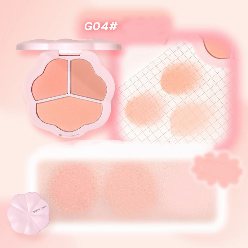 Gogotales Flower Mist Trio Blush Palette