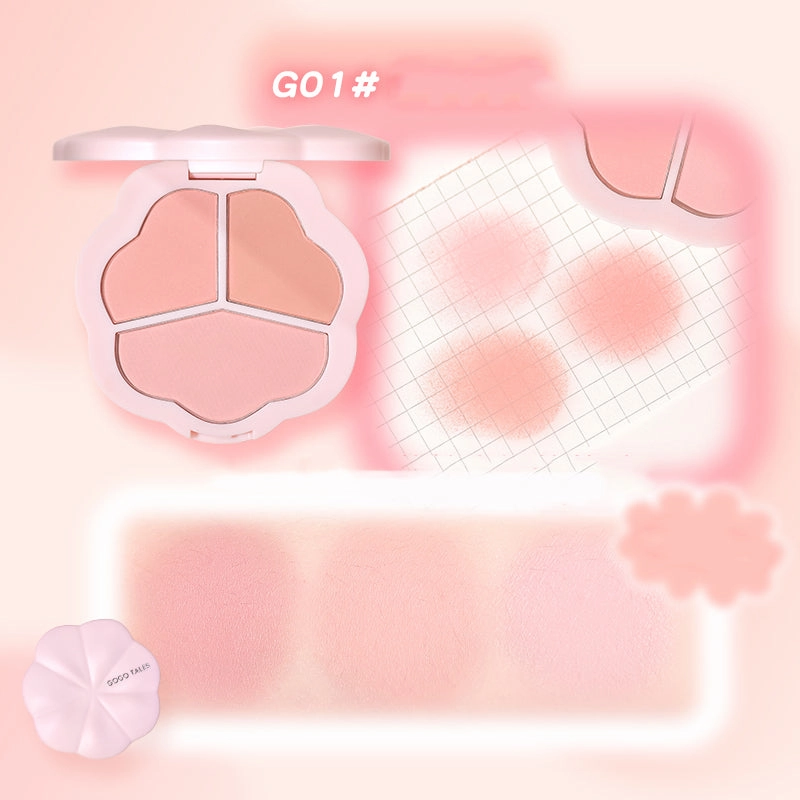 Gogotales Flower Mist Trio Blush Palette