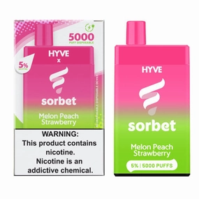 HYVE X Sorbet 5K Disp Melon Peach Strawberry
