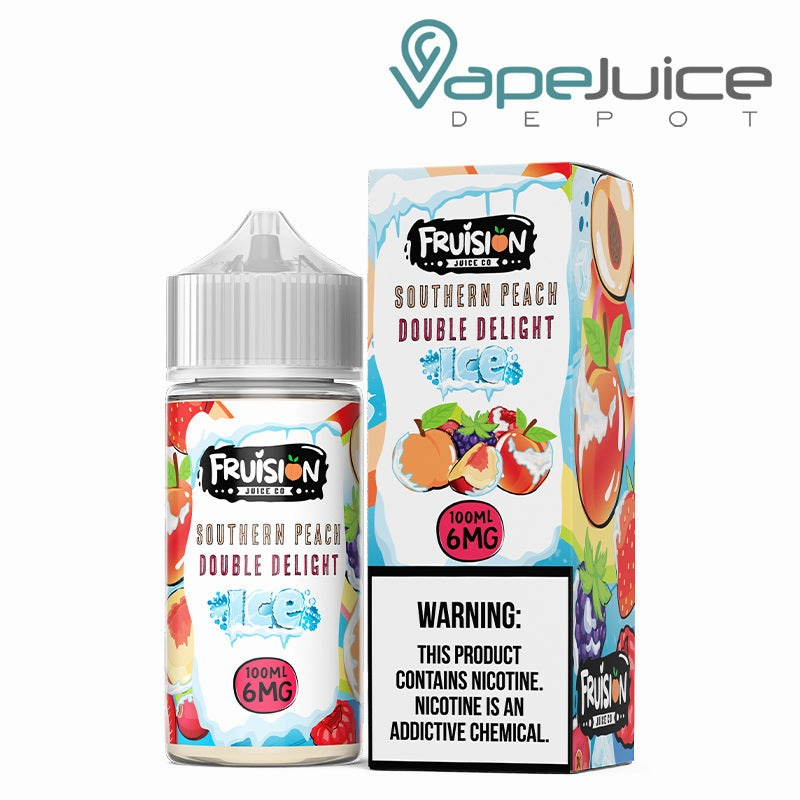 Iced Southern Peach Double Delight Fruision Juice Co 100ml