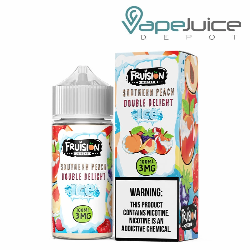 Iced Southern Peach Double Delight Fruision Juice Co 100ml