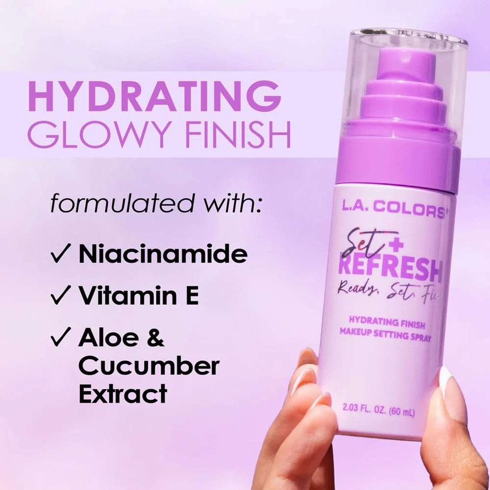 LA Colors Set   Refresh Hydrating Setting Spray 60ml