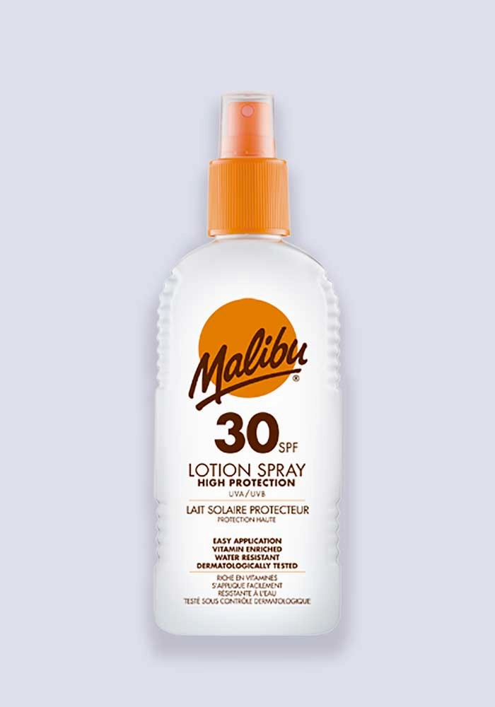 Malibu Sun Lotion Spray SPF 30 High Protection Water Resistant 200ml