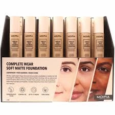 MOIRA - COMPLETE WEAR™ SOFT MATTE FOUNDATION - DISPLAY MEDIUM (375W - 525W)