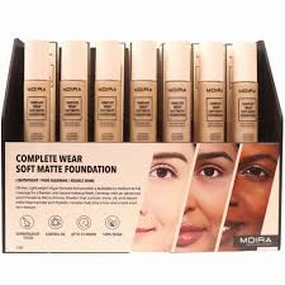 MOIRA - COMPLETE WEAR™ SOFT MATTE FOUNDATION - DISPLAY MEDIUM (375W - 525W)