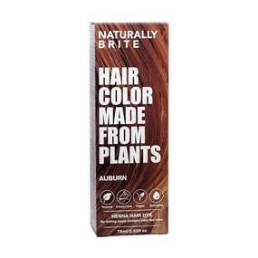 Naturally Brite Henna Hair Dye Auburn 75ml