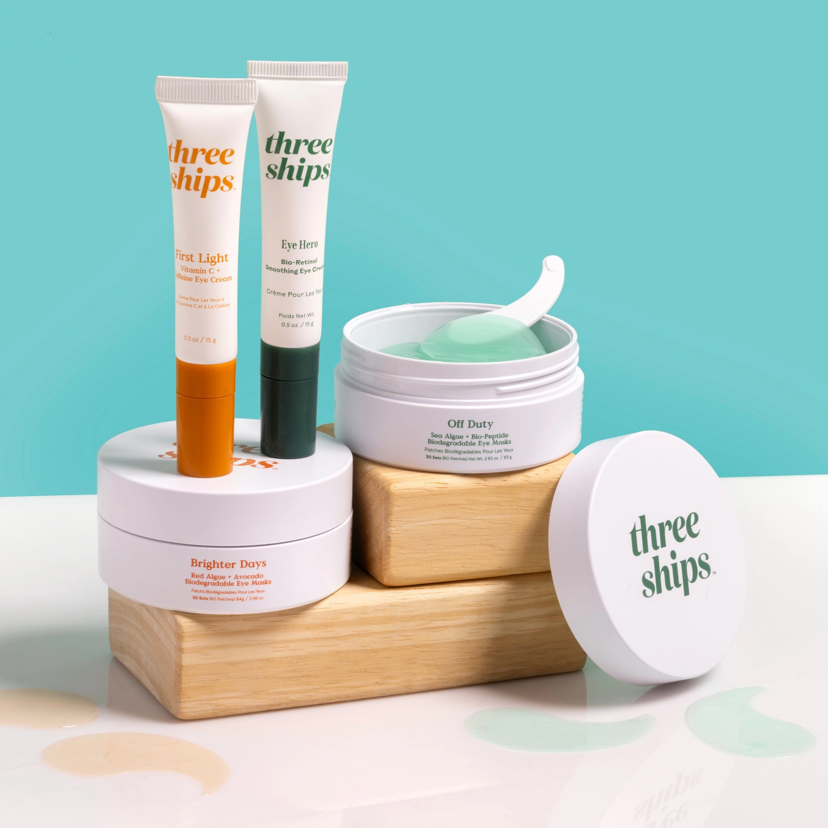 Off Duty Sea Algae   Bio-Peptide Smoothing Biodegradable Eye Masks