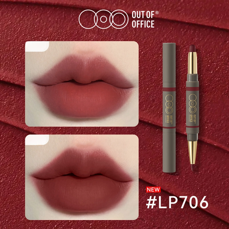 OUT-OF-OFFICE Dual-Ended Lip Sculpting Pen