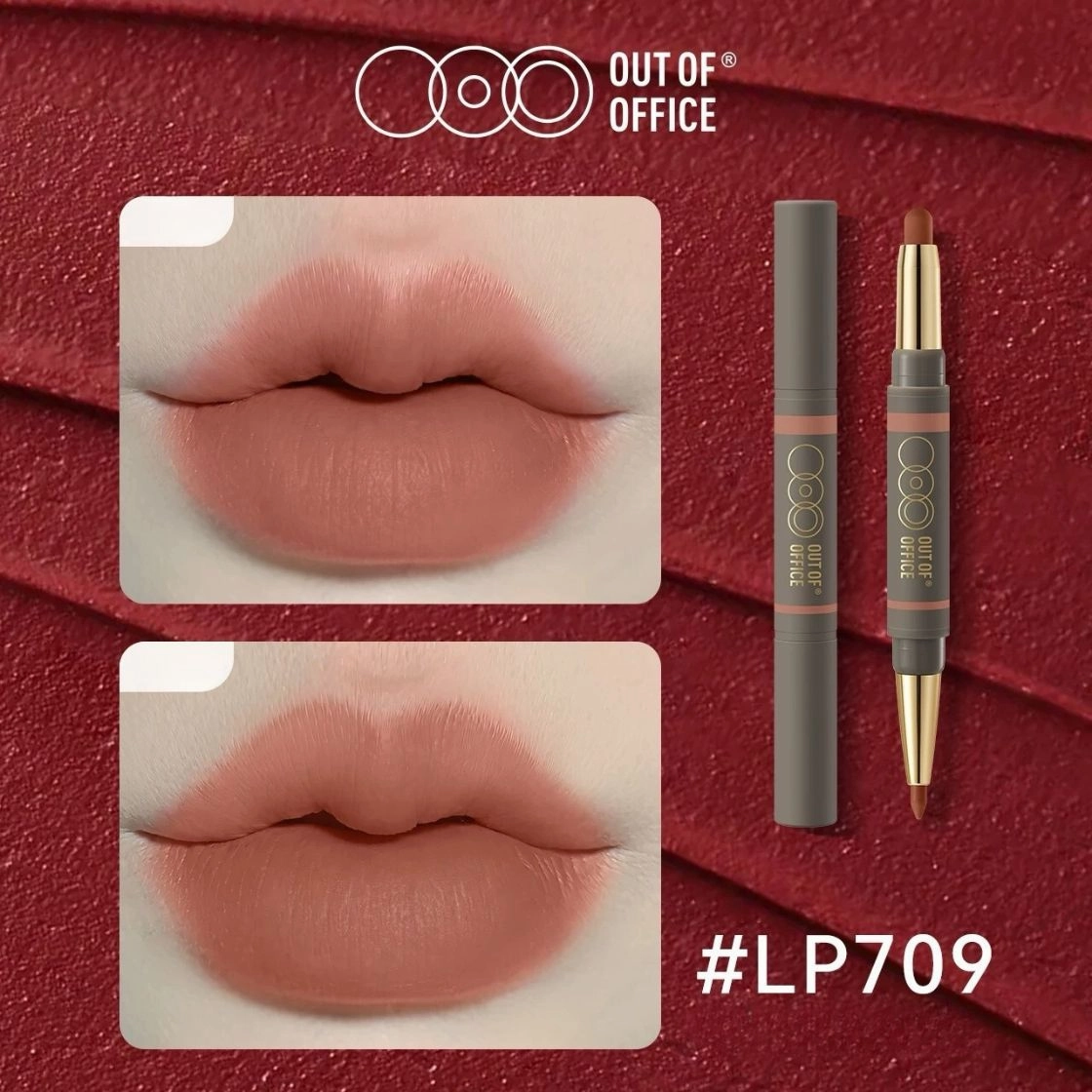 OUT-OF-OFFICE Dual-Ended Lip Sculpting Pen