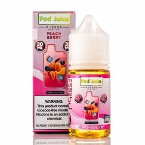 Peach Berry Salt - Pod Juice E-Liquid