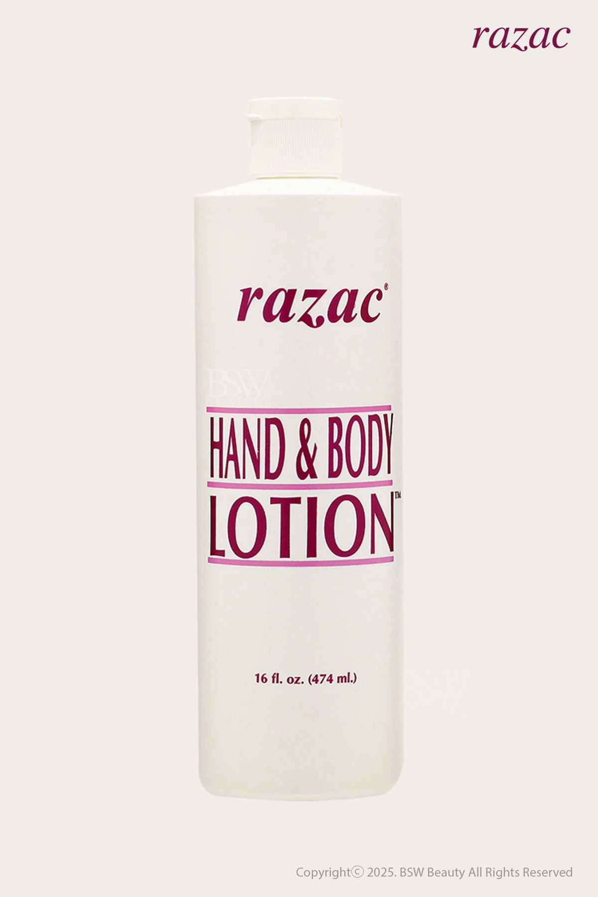 RAZAC HAND & BODY LOTION 16oz