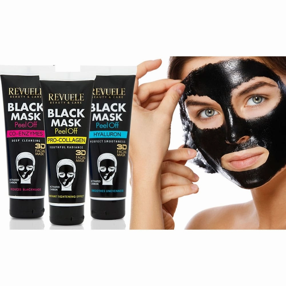 Revuele Black Mask Peel Off Co-Enzymes 80ml