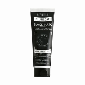 Revuele Charcoal Black Mask Facial Peel Off Mask With Activated Carbon 80ml