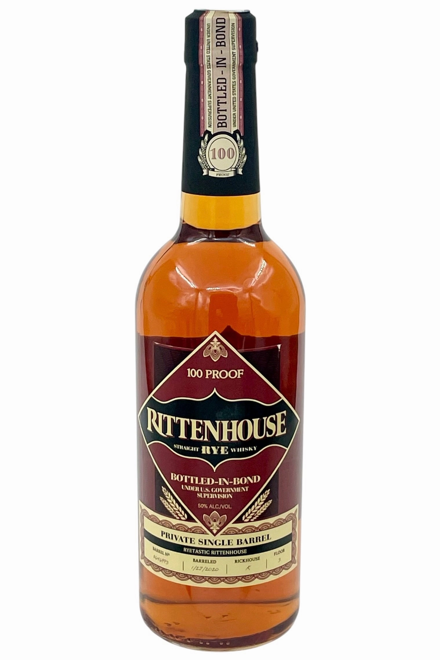 Rittenhouse X Blackwell's "Ryetastic Rittenhouse" Single Barrel Rye Whiskey 100 Proof
