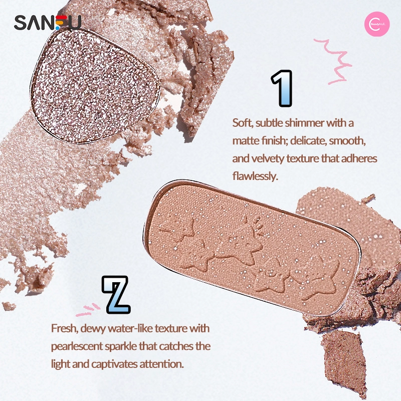 SANFU MYY Little Lamb Baudelaire Series 10-Color Eyeshadow Palette