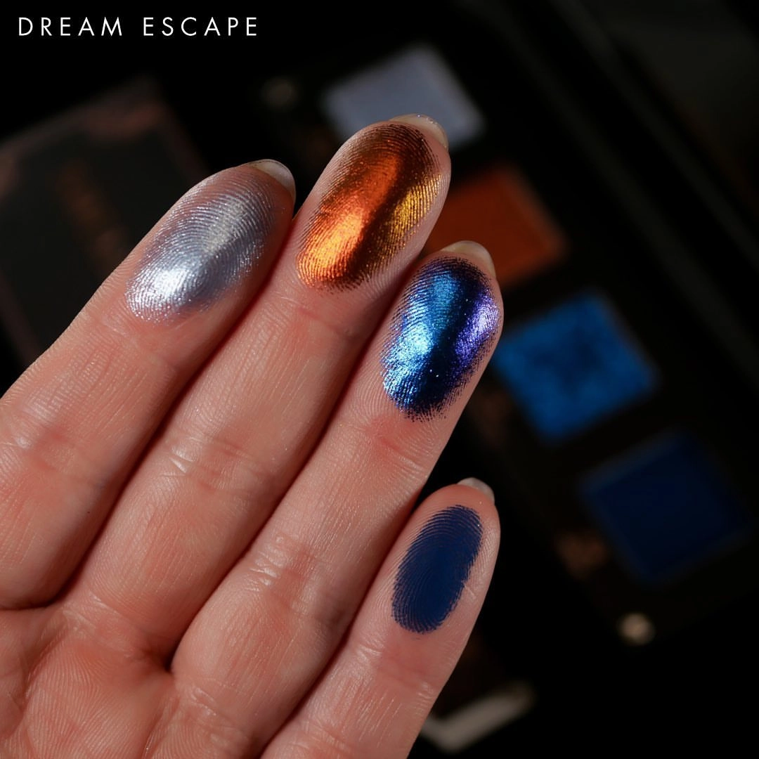 Shellwe Makeup Octopus Escape Dream Matte-Satin Shimmer Chameleon Quad Eyeshadow Palette