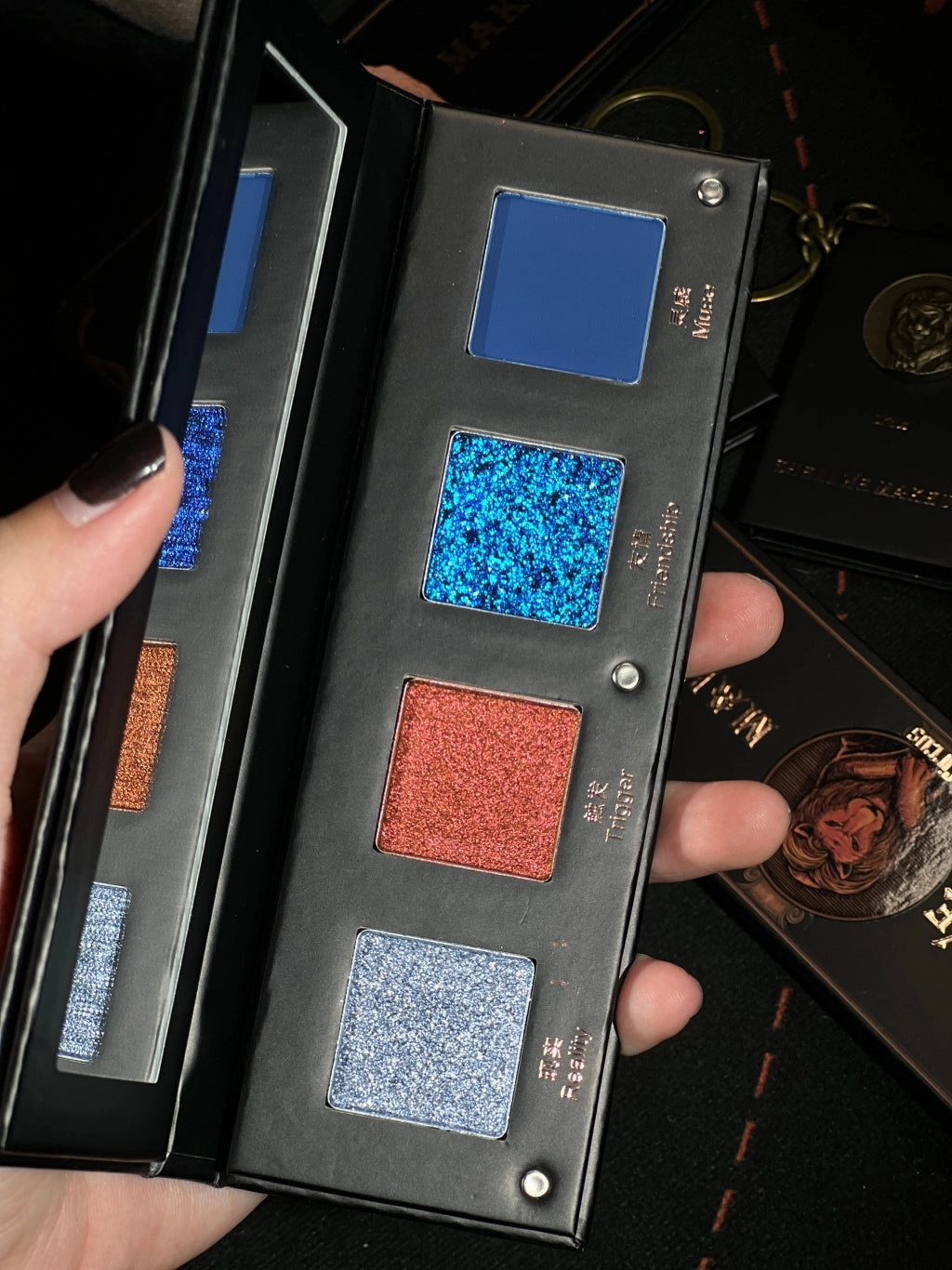Shellwe Makeup Octopus Escape Dream Matte-Satin Shimmer Chameleon Quad Eyeshadow Palette